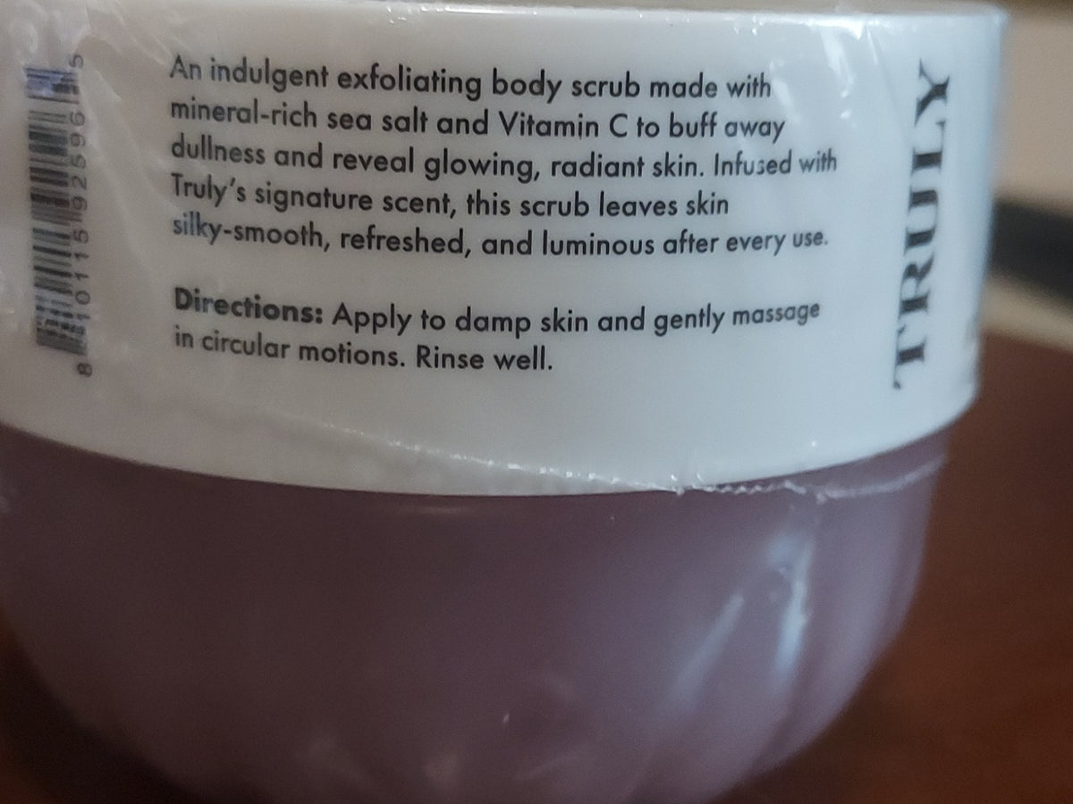 Truly Glazed Donut Exfoliating Body Scrub 8.79 fl oz New and Sealed