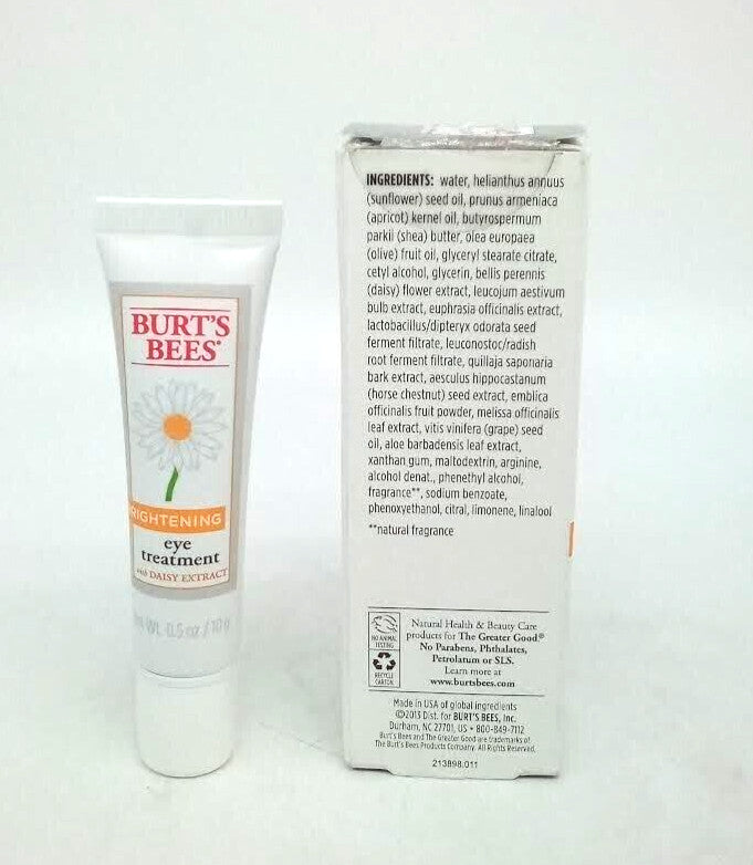 Burt's Bees Brightening Eye Treatment 0.5oz - Nourishing Skin Care