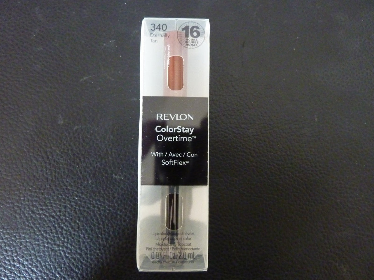 Revlon ColorStay Overtime Lip Color Eternally Tan 340 Long-Lasting Lipstick