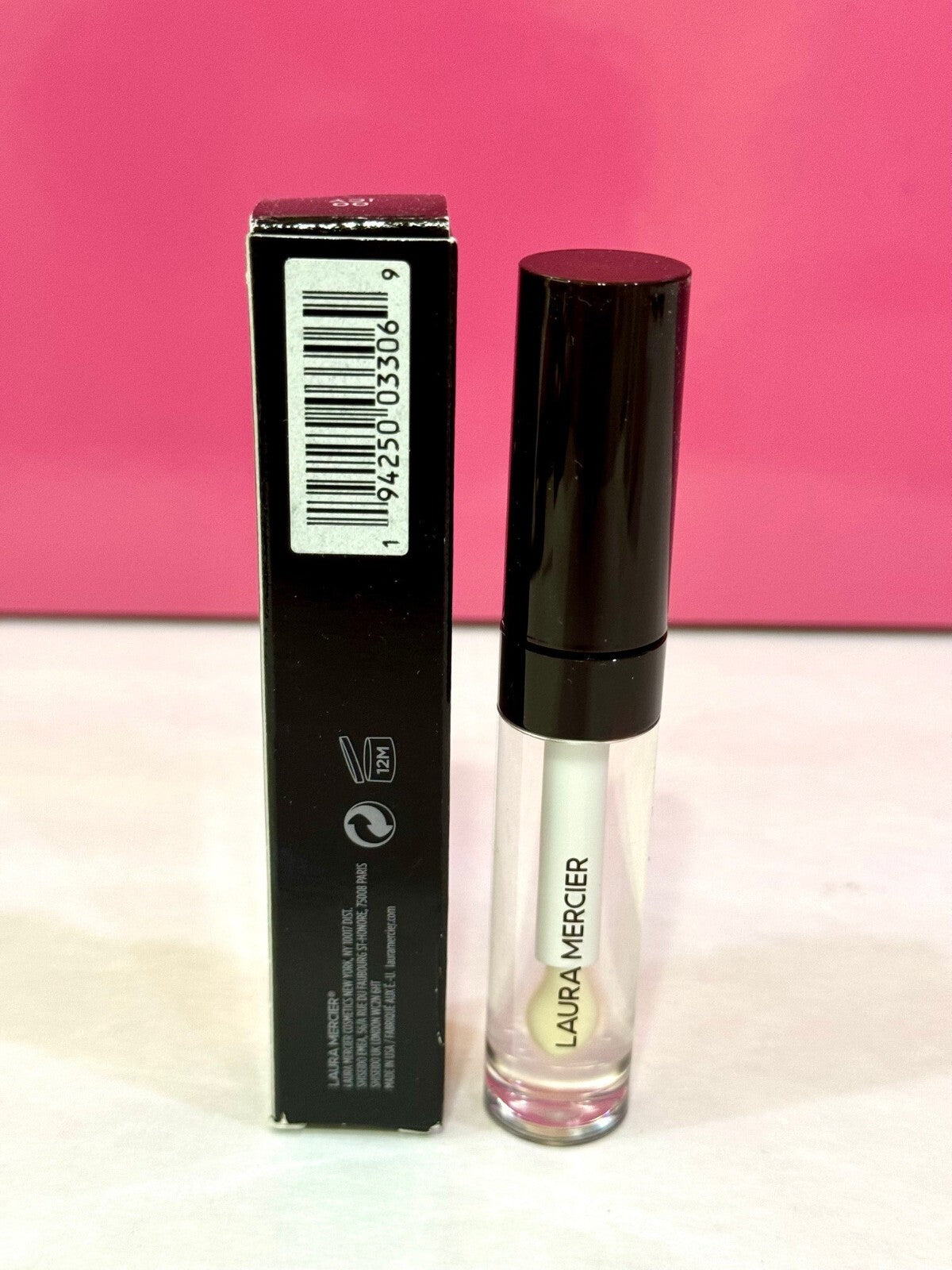 Lip Gloss Set - Icy Clear Lip Shine, 0.19 fl oz, Full Size New