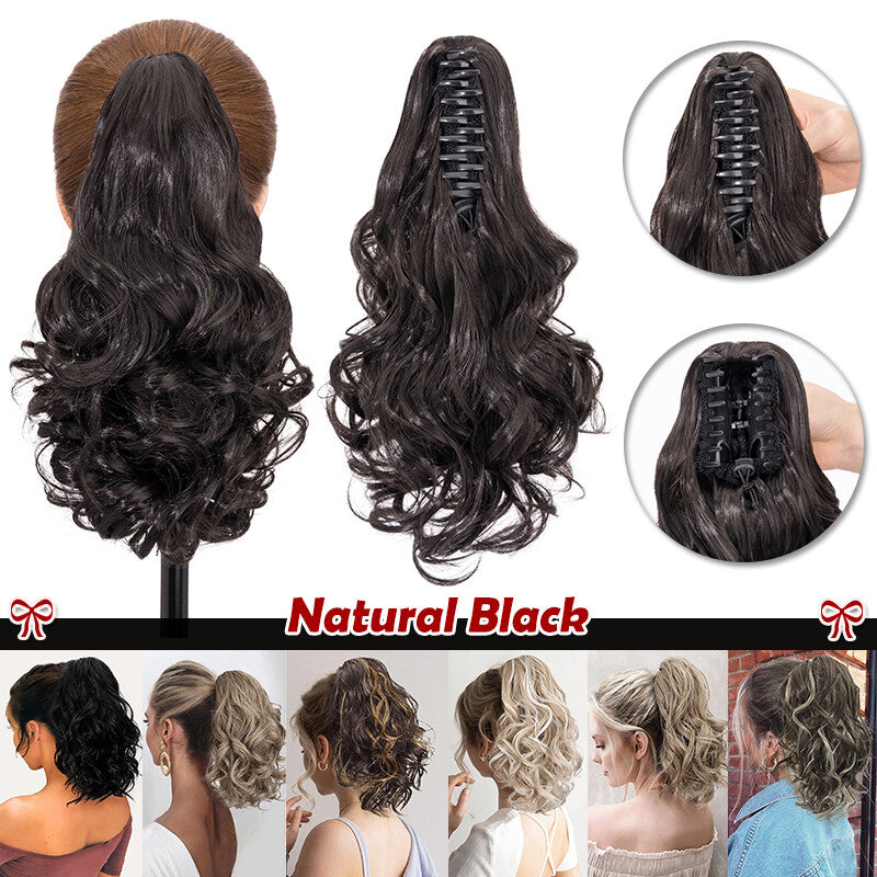 Clip-In Ponytail Hair Extensions 12-30 Inch Thick Synthetic Hairpiece
