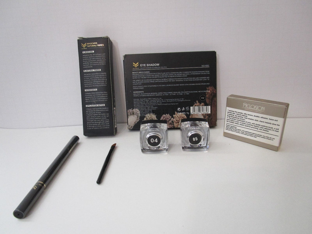 Makeup Eye Shadow Eyebrow Powder Eyeliner Mascara Kit Set Gift