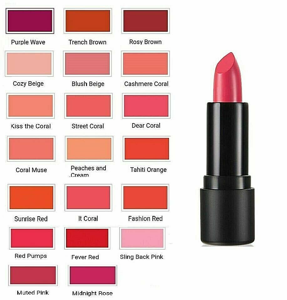 Avon Face Shop Satin Moisture Lipstick - Cashmere Coral, 20 Shades