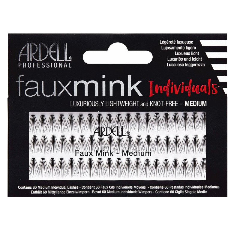 Faux Mink Individual False Eyelashes Medium Black - Ardell