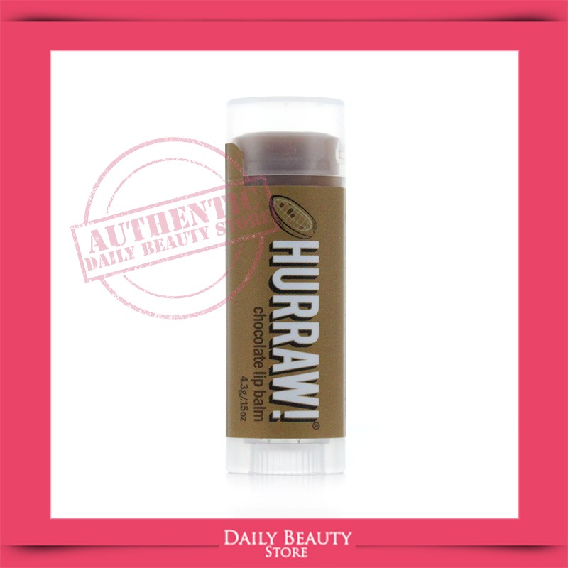 Organic Chocolate Lip Balm with Unsweetened Raw Cocoa - Soothing & Cruelty-Free