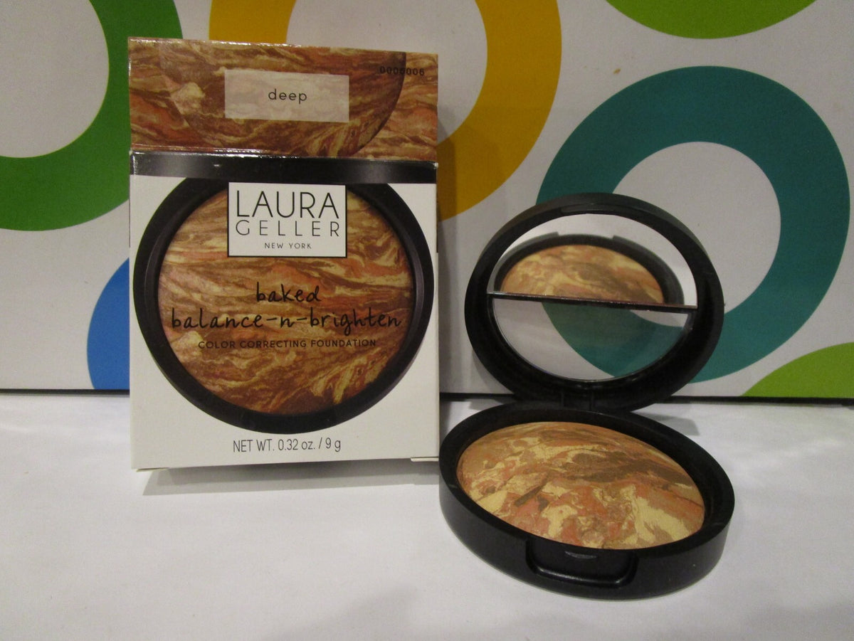 Laura Geller Baked Balance-N- Brighten Deep Foundation 0.32 Oz - Skin Tone Corrector