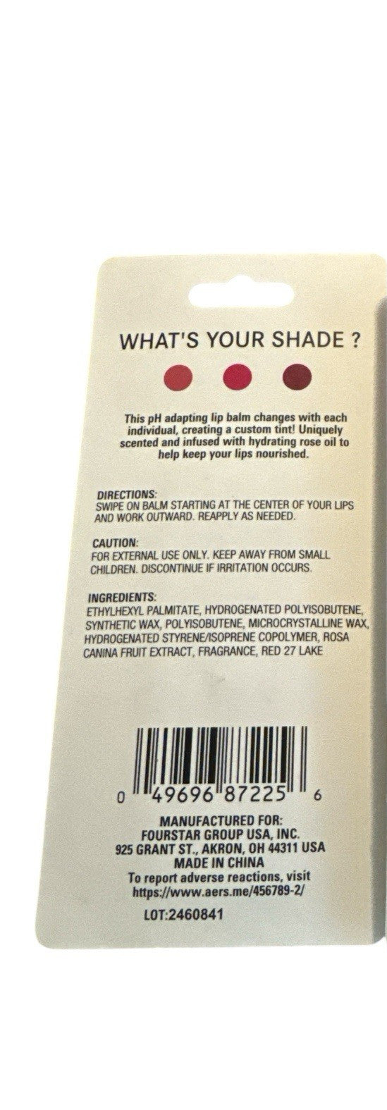 Tinted Lip Balm with Rose Oil - Clear to Your Unique Shade, Hydrating & pH-Adapting