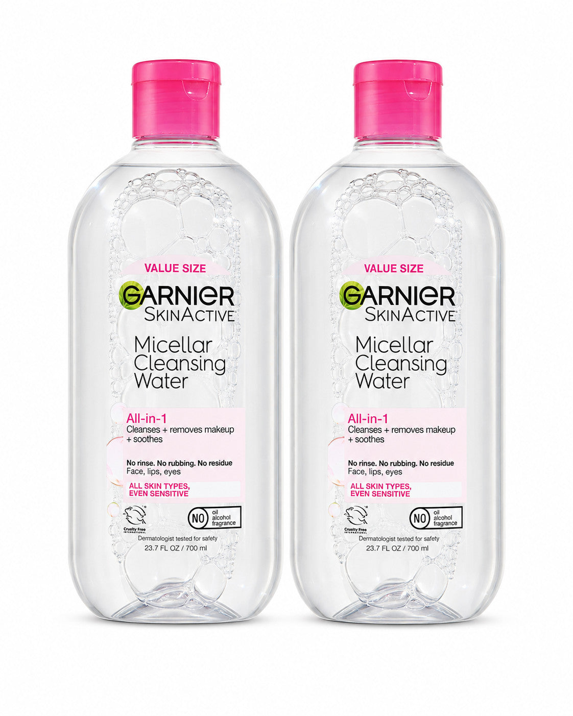 Garnier Micellar Cleansing Water All-in-1 23.7 fl oz / 700 mL - Gentle Makeup Remover & Skin Soothing