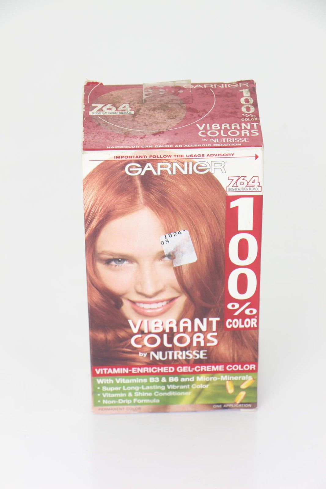 Garnier Nutrisse 764 Bright Auburn Blonde Hair Color