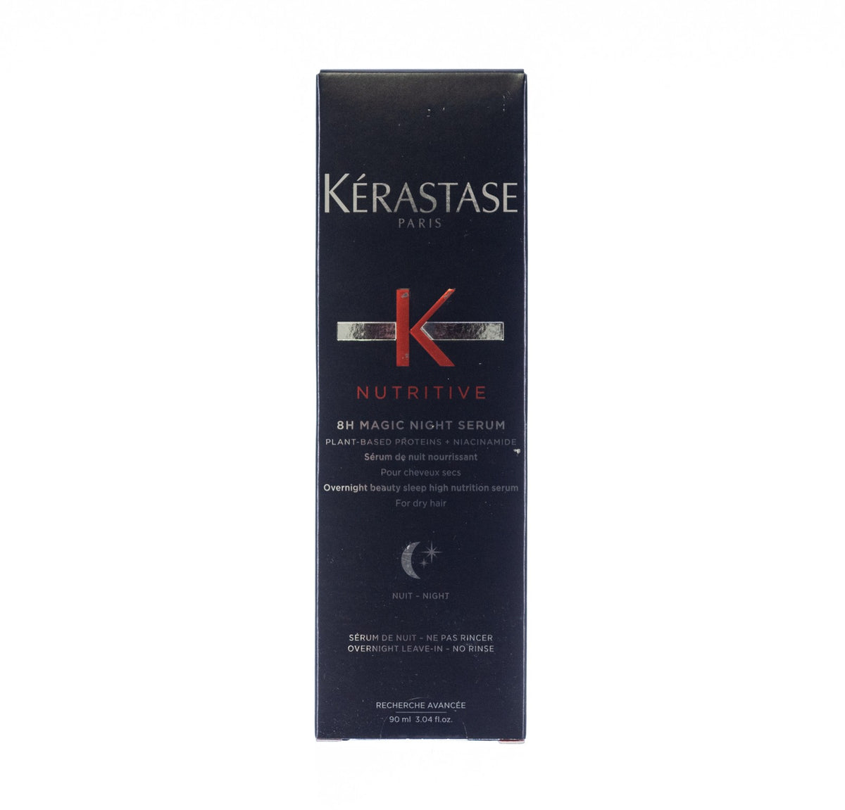 Kerastase Nutritive 8H Night Hair Serum - Nourishing & Detangling Treatment 3.04oz