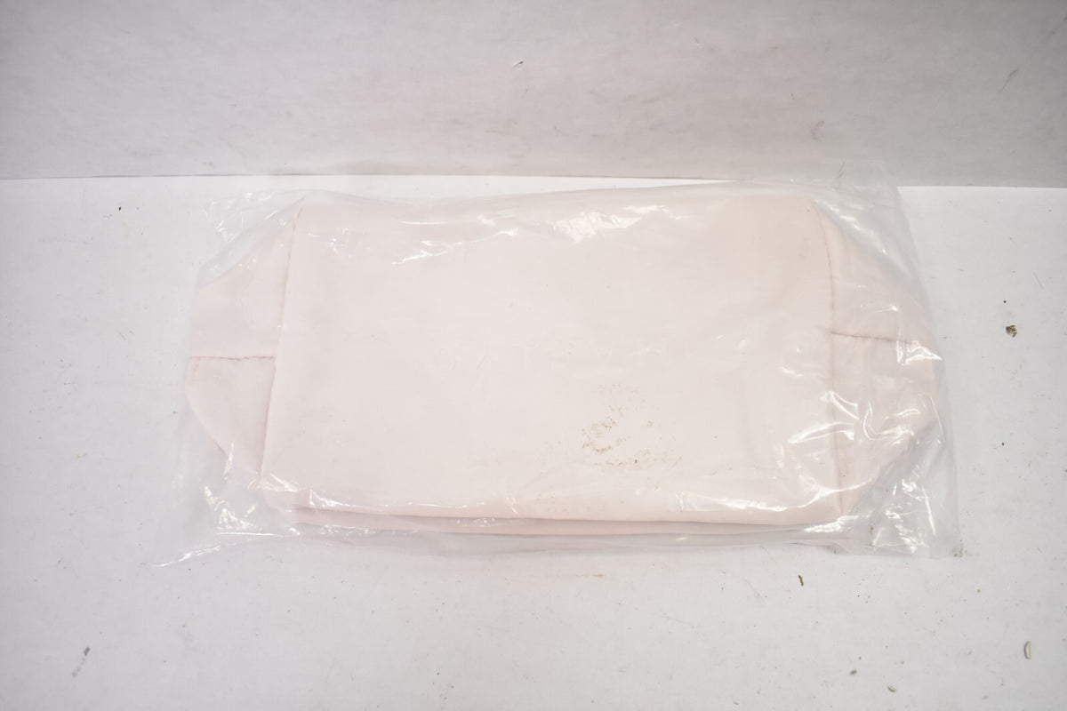 Light Pink Travel Makeup Bag with Zipper Closure - Cosmetic Pouch