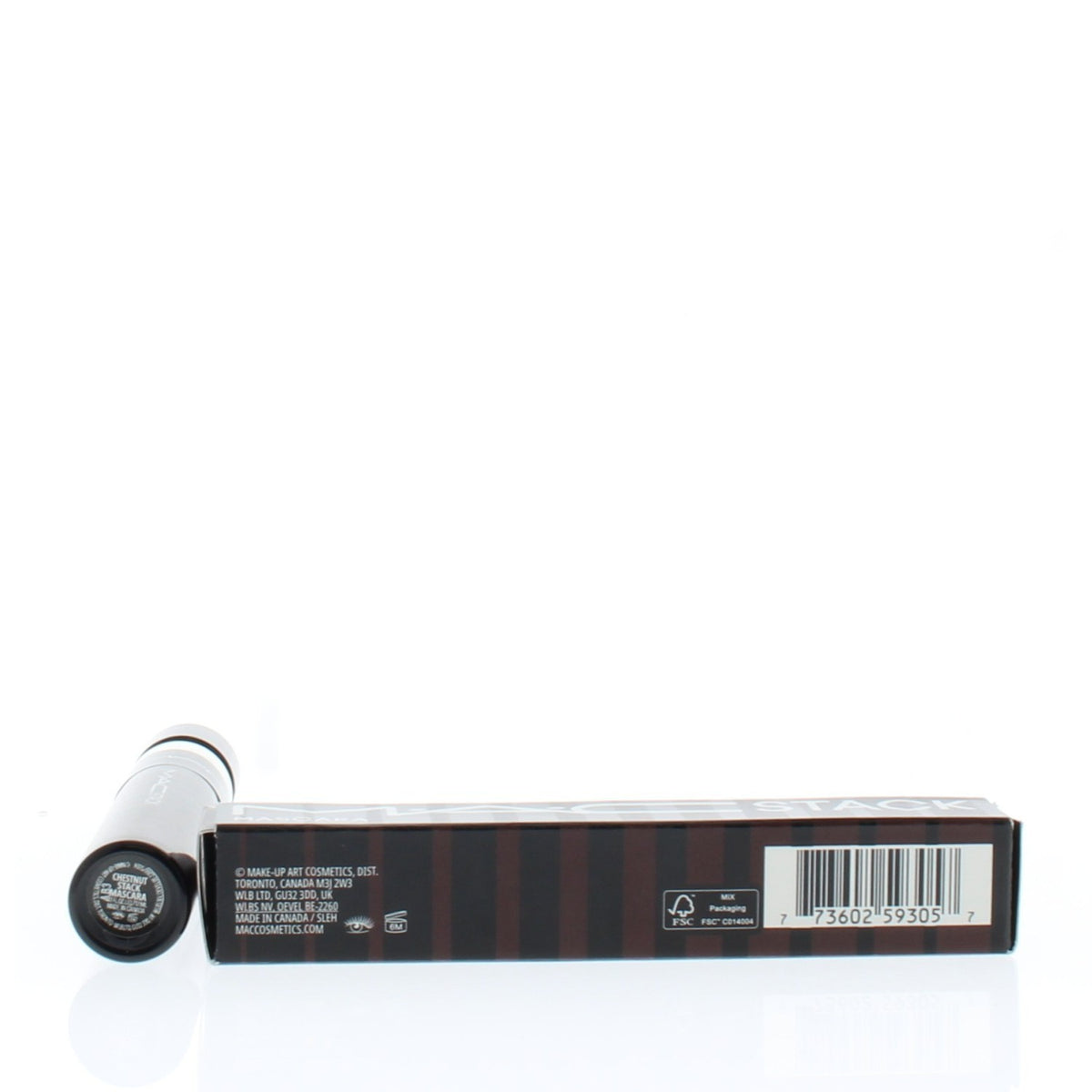 Mac Stack Mascara Chestnut 12ml - Buildable Length & Volume