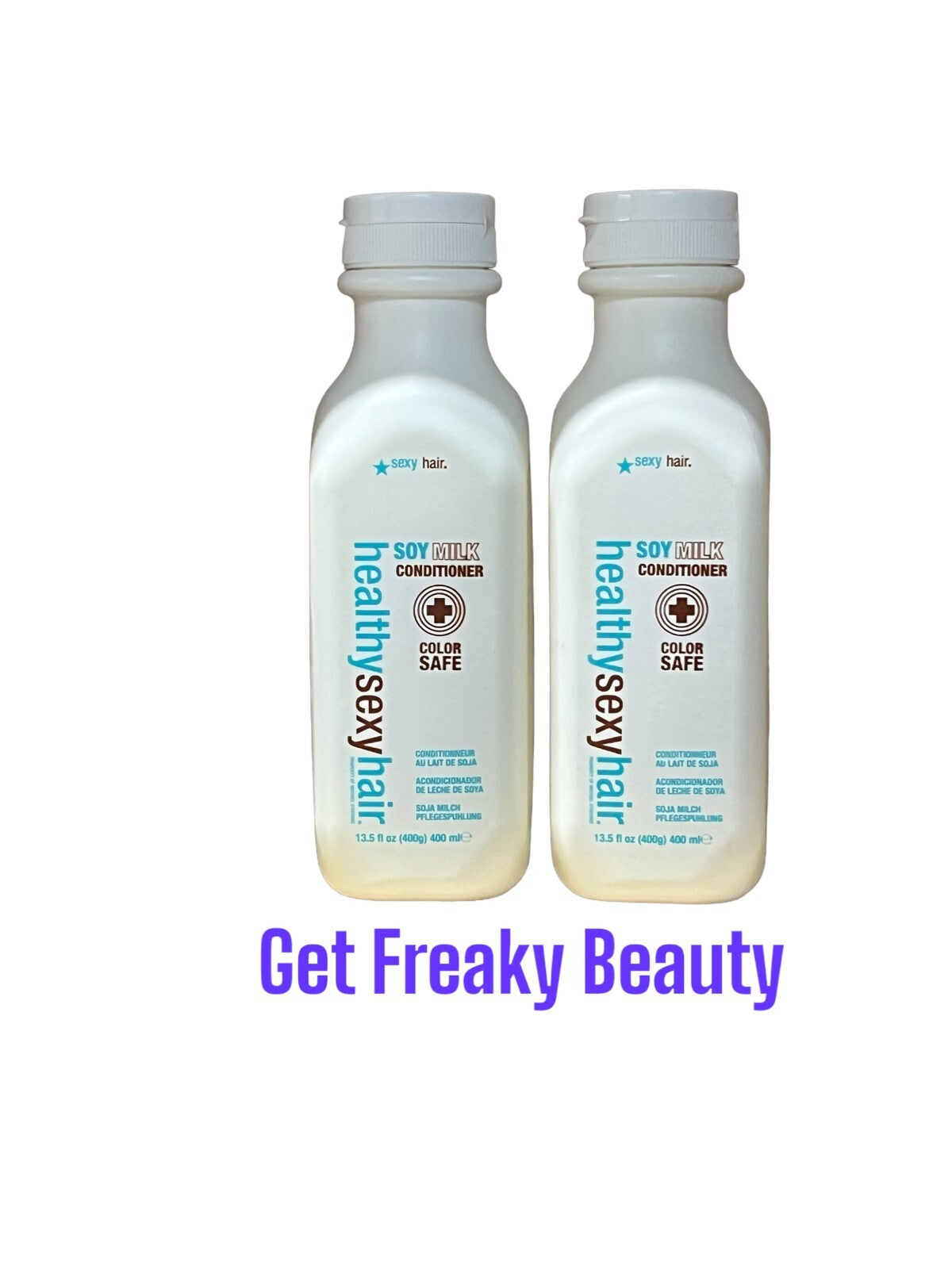 2 Pack 13.5 oz. Healthy Sexy Hair Soy Milk Conditioner - Hair Care Set