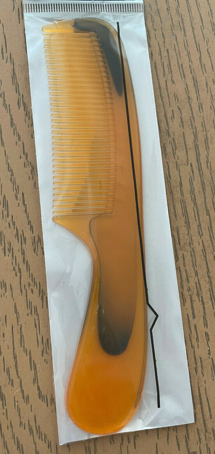 Professional Plastic Hair Comb 6.25 Inch Orange Haircare Tool