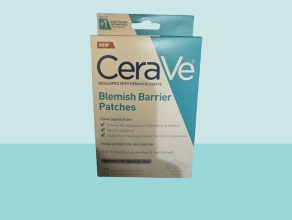 Cerave Blemish Barrier Patches - 22 Count with 2 Sizes for Acne Treatment