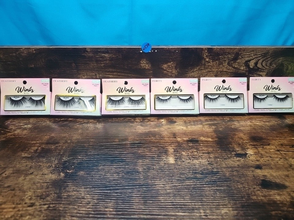 Assorted Eyelash Kit - 6 Pairs of False Lashes for Makeup & Beauty