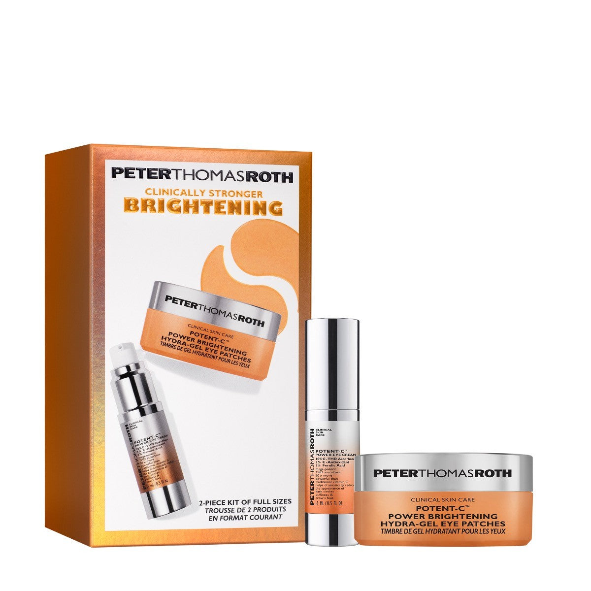 Brightening Eye Care Kit with Vitamin C - Full-Size 2-Piece Set