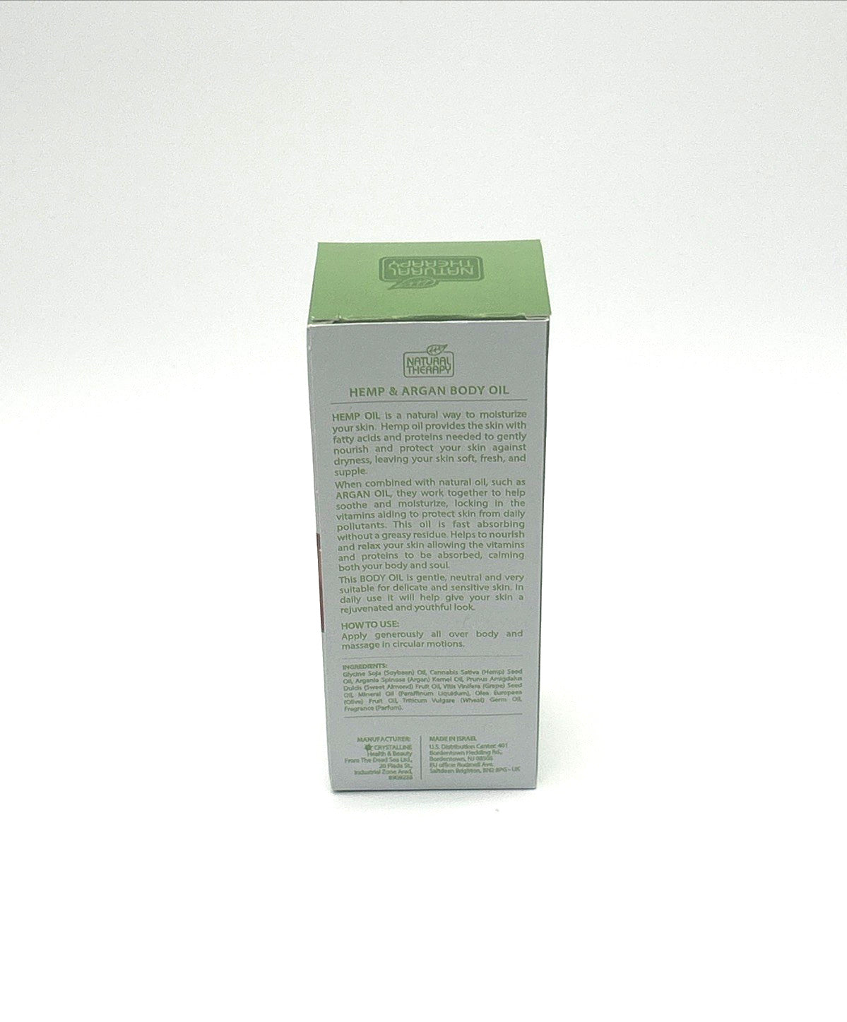 Hemp + Argan Body Oil - Moisturizing & Nourishing 4 oz
