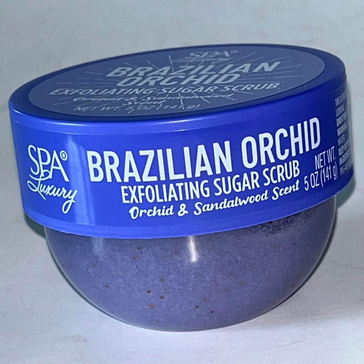 SPA Luxury Brazilian Orchid Exfoliating Sugar Scrub, 141g Each - Pack
