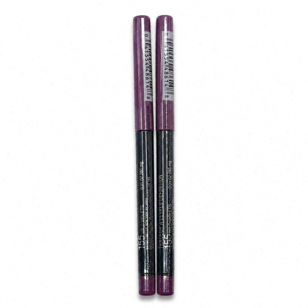 Maybelline Color Sensational Shaping Lip Liner Wild Violets 2-Pack