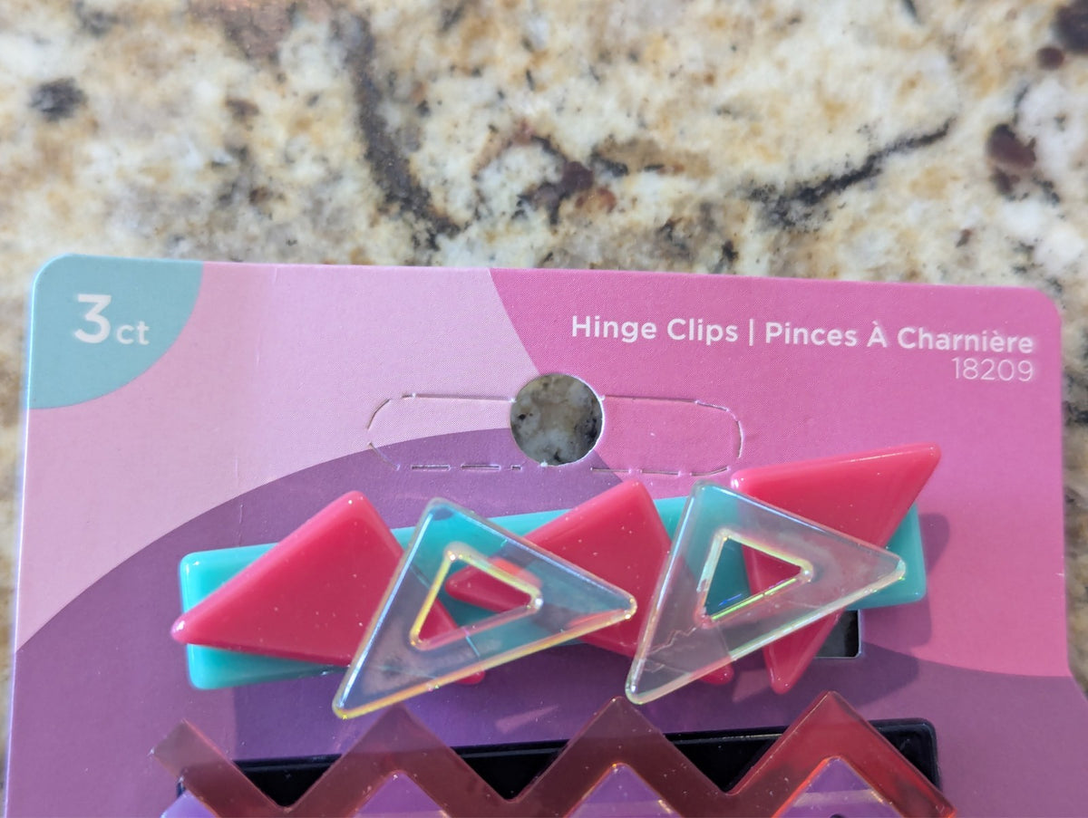 Goody 90s Slideproof 3" Hair Snap Clips Nostalgia Pain-Free 3 ct x 2