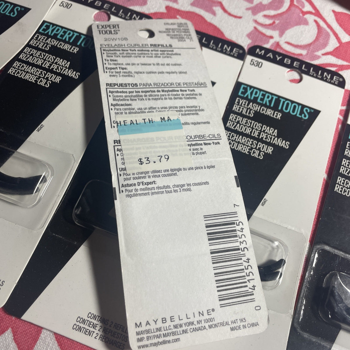 Maybelline Eyelash Curler Refills #530 2 Pack - Sealed, Retired Makeup Tool