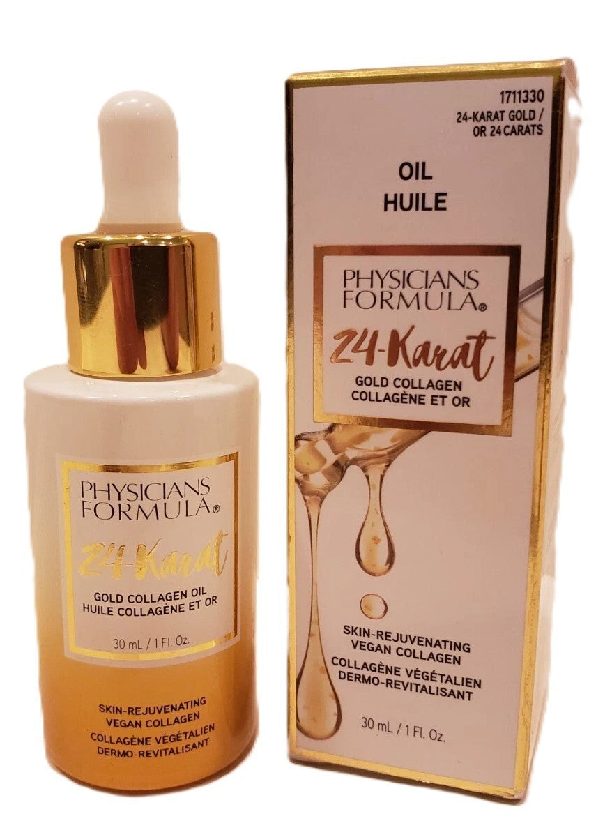 Gold Collagen Facial Oil - 24K Gold & Anti-Aging Skin Care - 1 oz