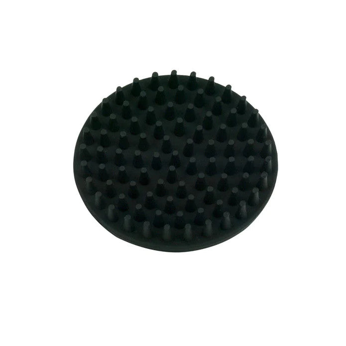 Flexible Silicone Scalp Brush for Hair Washing & Massage - Black