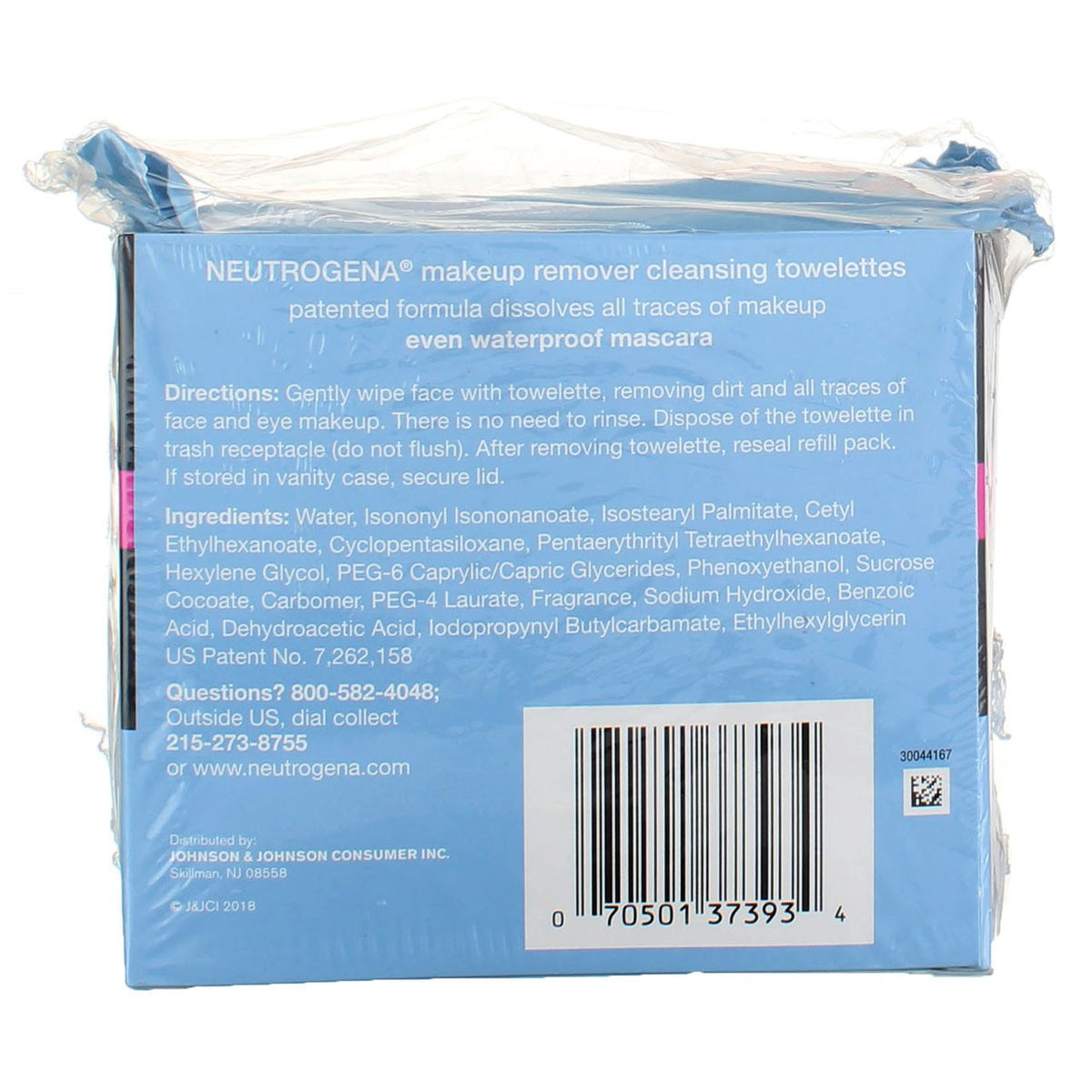 Neutrogena Cleansing Towelettes - 2 Pack Facial Wipes for Makeup Remover & Cleanser