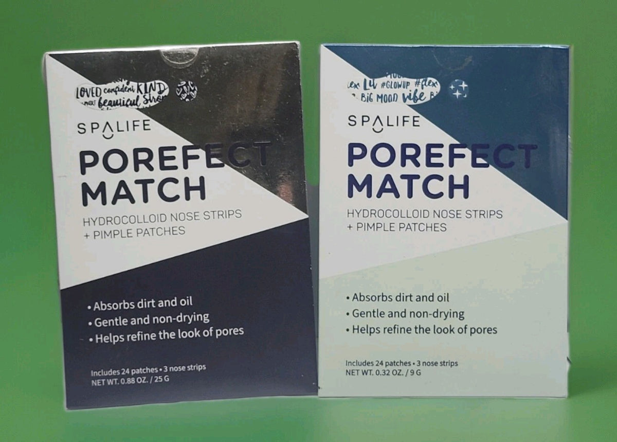 Pore Cleansing Nose Strips & Acne Pimple Patches - 2 Packs