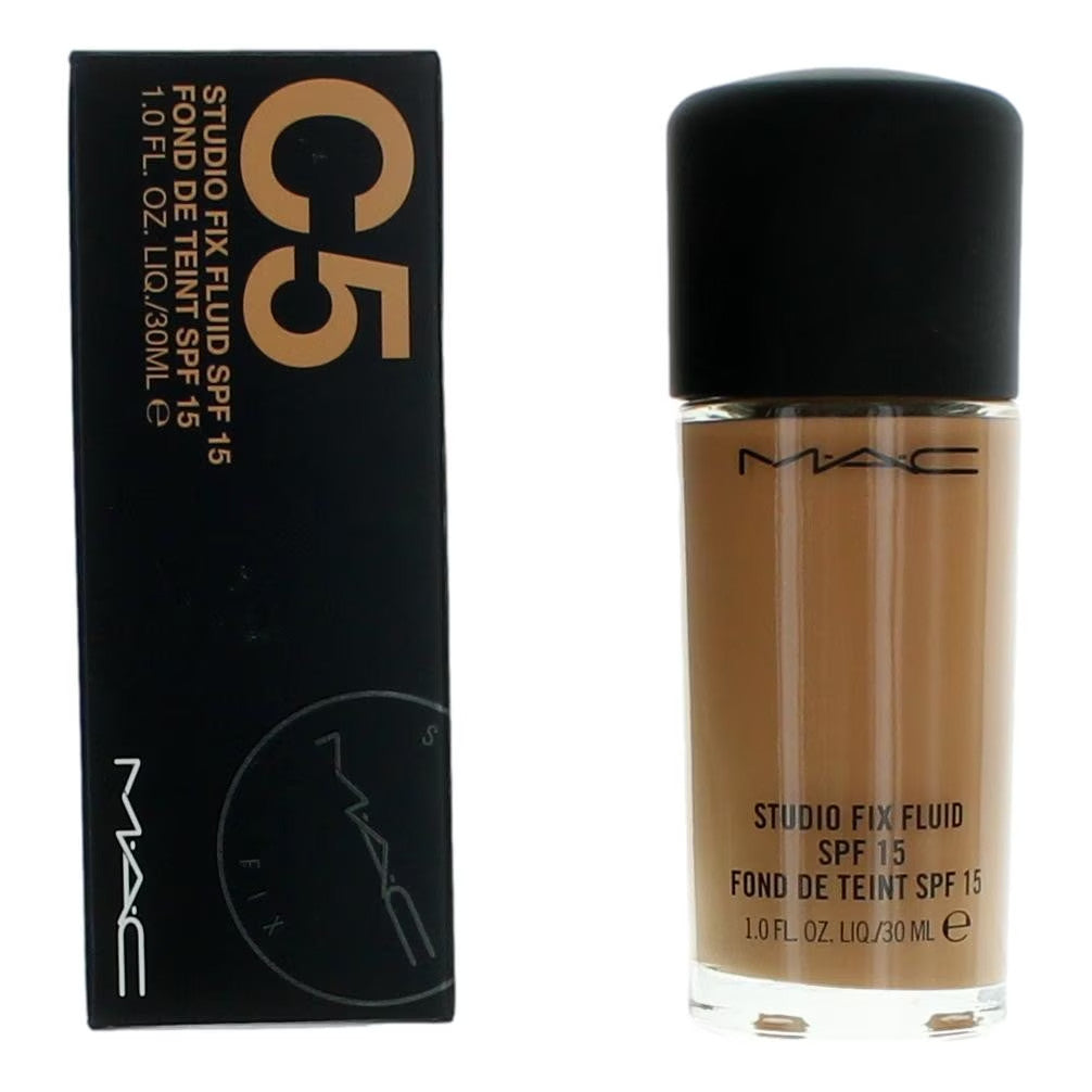 Full Coverage Matte Foundation SPF 15 C5 1oz - Long-Wear Oil Control Makeup