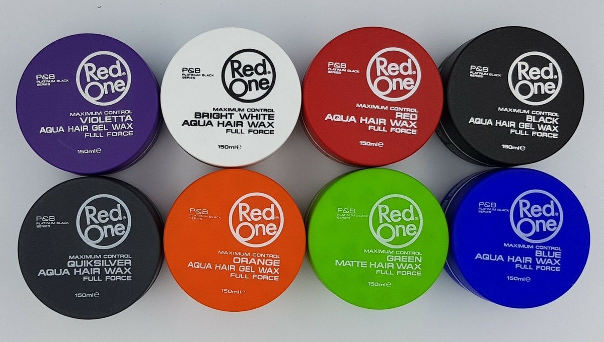 RedOne Hair Wax Set - 8 Variations, 150ml Each for Styling and Hold
