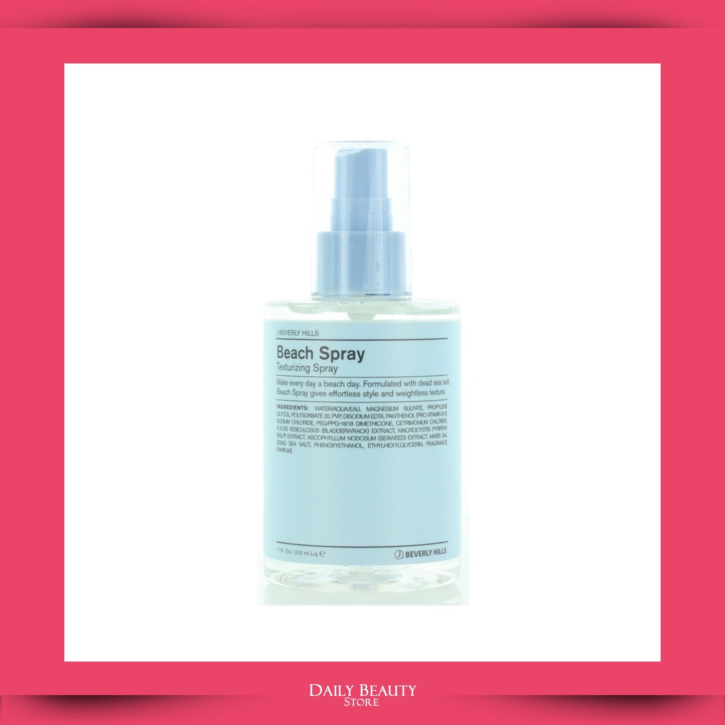 J Beverly Hills Beach Texturizing Spray 210ml Hair Volumizer & Wave Spray