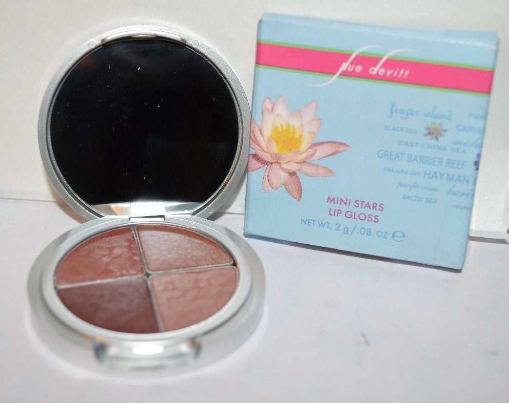 Mini Stars Lip Gloss Quad - Sheer Nudes & Taupes, Shimmer, 0.08 oz