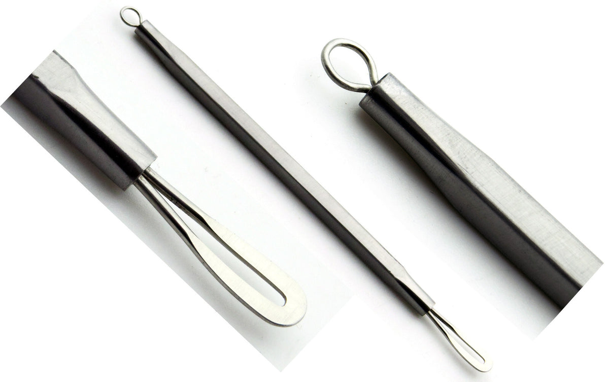 Premium Double-Ended Comedone Blackhead Extractor for Acne & Blemish Removal