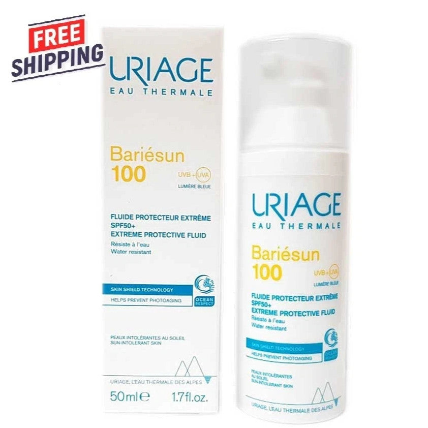 High SPF 50+ Sun Protection Fluid for Sensitive Skin - 50ml