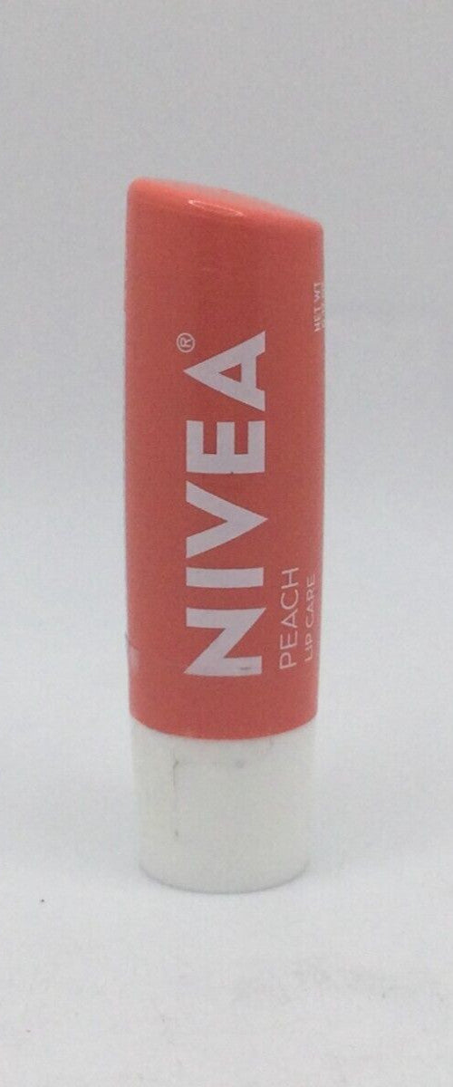 NIVEA Peach Lip Balm Tinted Moisturizer with Shea Butter - Pack of 6