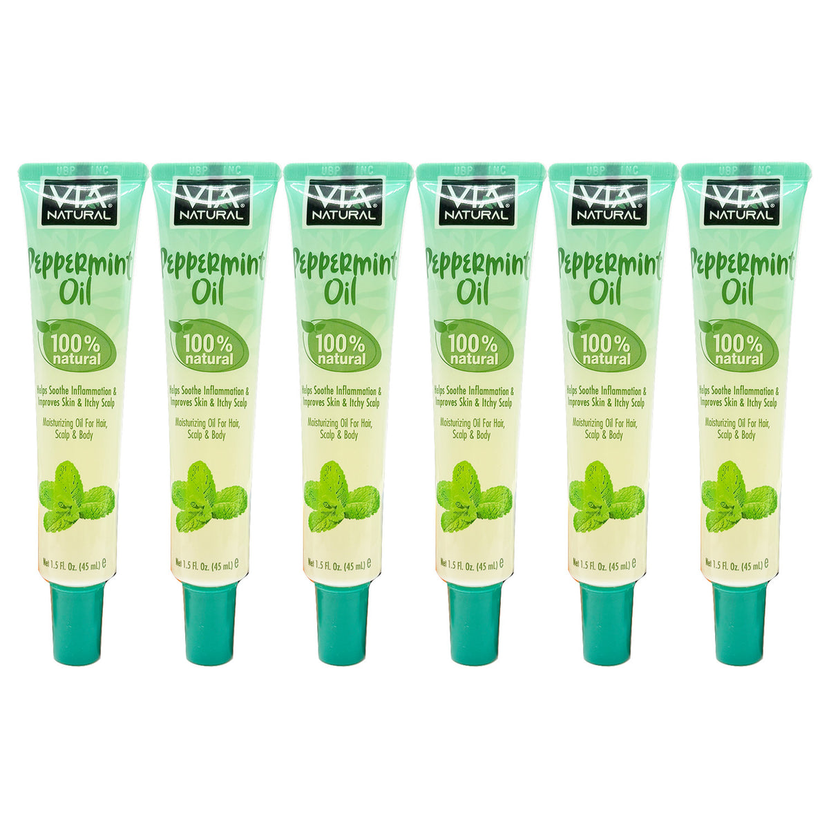 Natural Peppermint Oil for Hair, Skin & Body - 1.5oz Pack of 2-6
