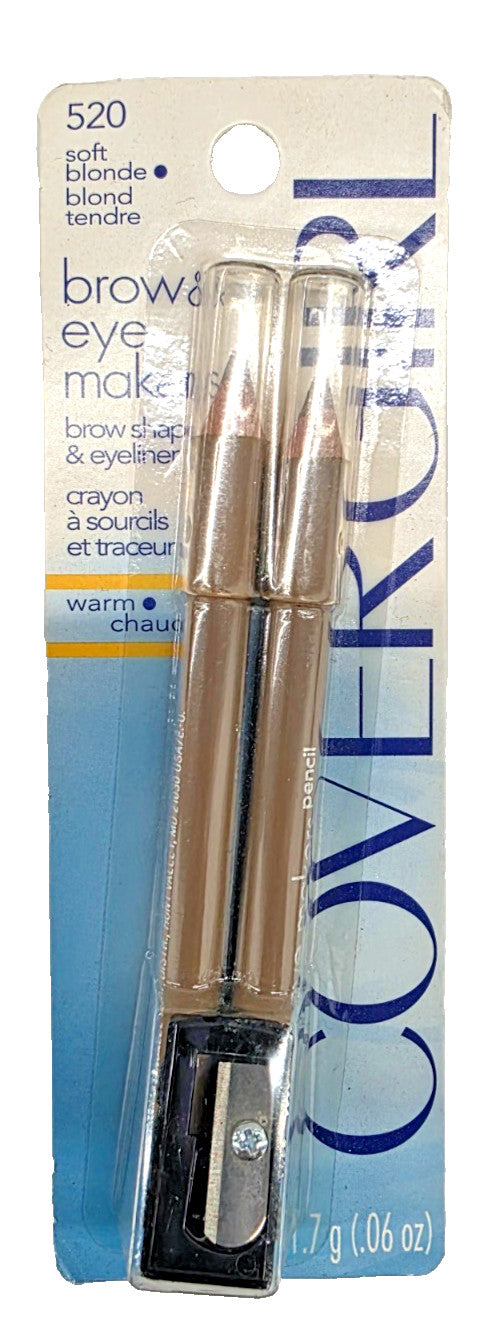 CoverGirl Brow & Eye Maker Brow Shaper & Eyeliber 520 Soft Blonde