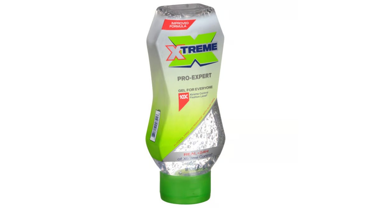 Xtreme Pro-Expert Hair Gel 24H Control, Alcohol-Free, 17.63 Oz