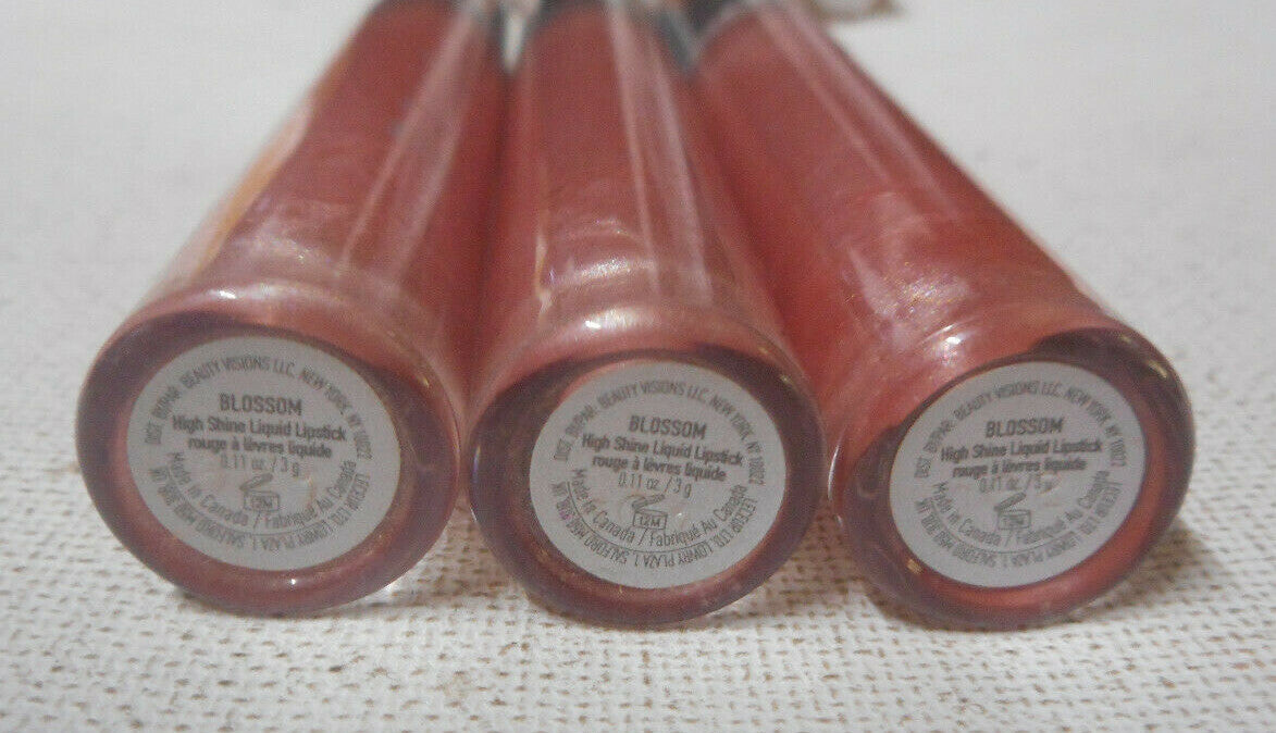 Liquid Lipstick Set - High Shine Blossom Shades - Unsealed 3 Pack