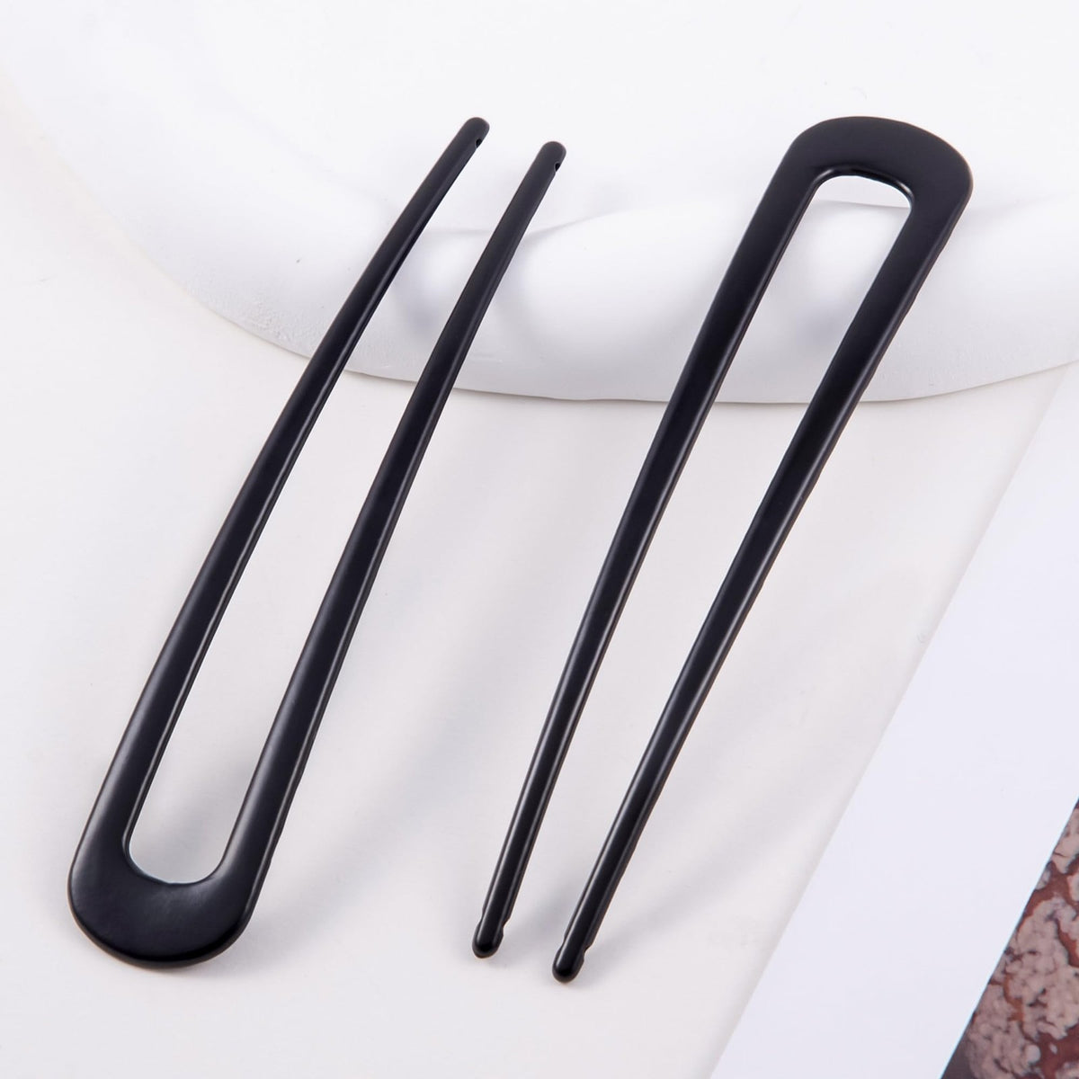hisial 6Pcs Metal French Hair Pins for Women U 1 Count (Pack of 6),