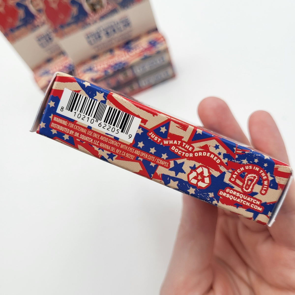Men's Natural Lip Balm Set - Patriot Punch 2 Pack, Moisturizing Lip Care
