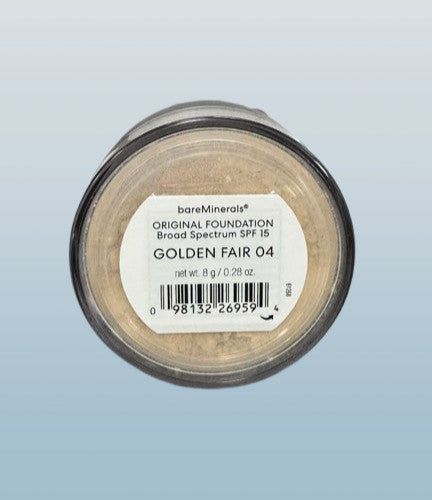 BareMinerals Original SPF 15 Foundation Golden Fair 04 0.28 Oz Sealed