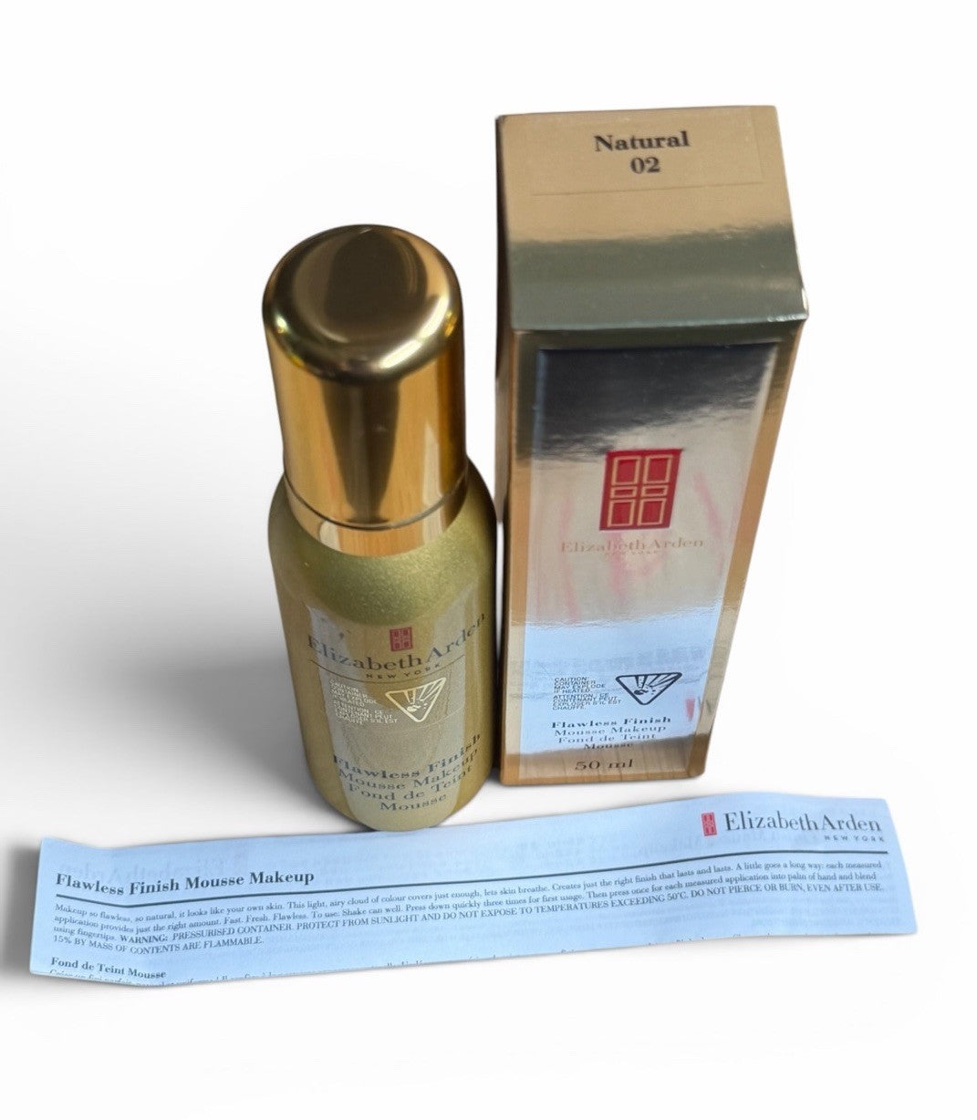 Elizabeth Arden Flawless Finish Mousse Foundation Natural 02 50ml