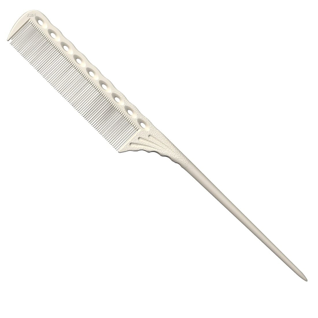 YS Park 115 Super Tint Rat Tail Comb Thin White Hair Styling Tool