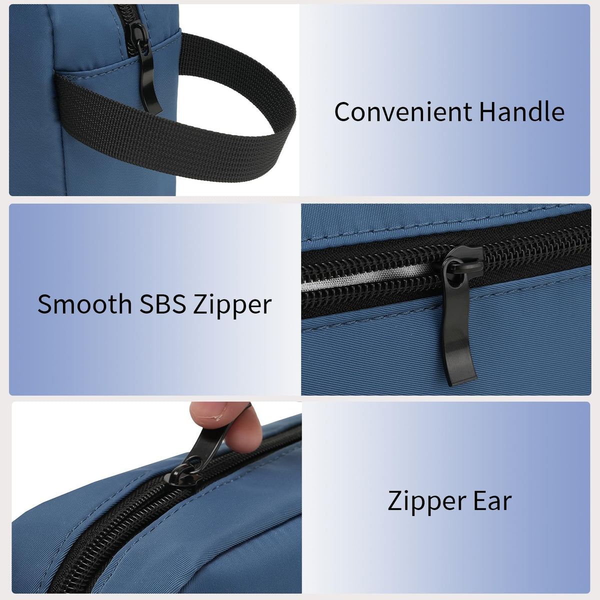 Travel Toiletry Bag for Men & Women - Water-Resistant Hanging Organizer, TSA Approved