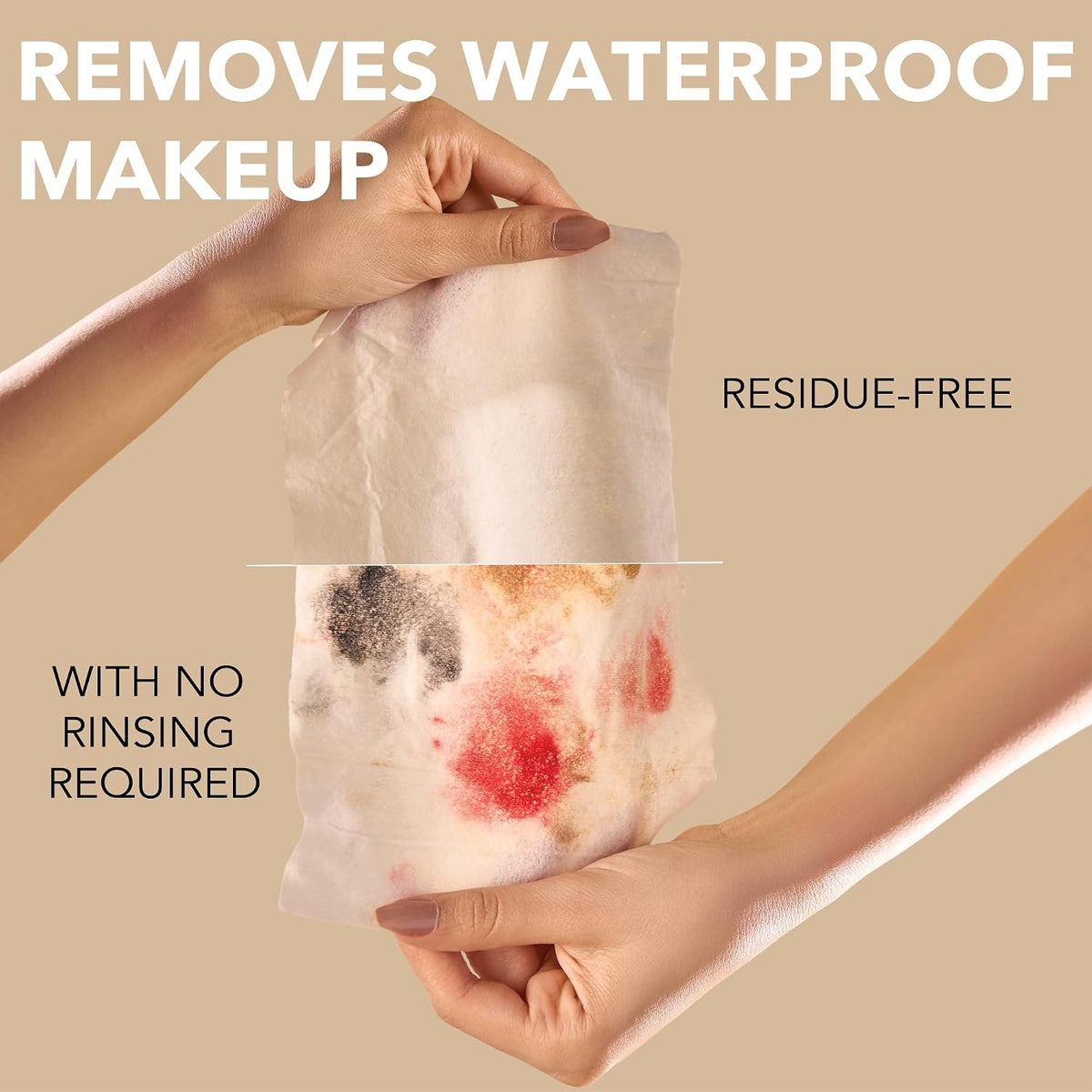 Hypoallergenic Makeup Remover Wipes with Vitamin E for Sensitive Skin - 25 Count
