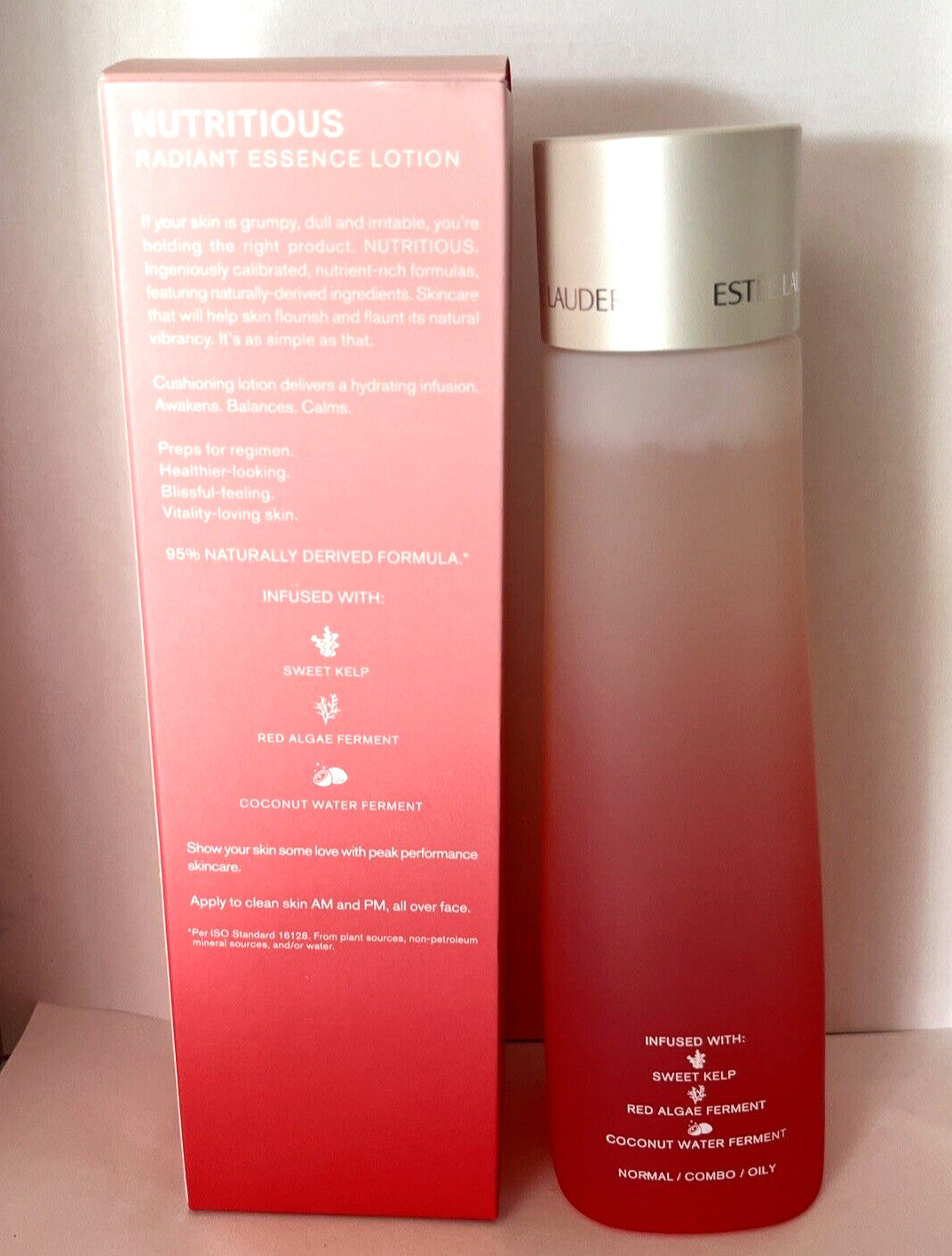 Estee Lauder Nutritious Radiant Essence Lotion 6.7 oz / 200 ml New