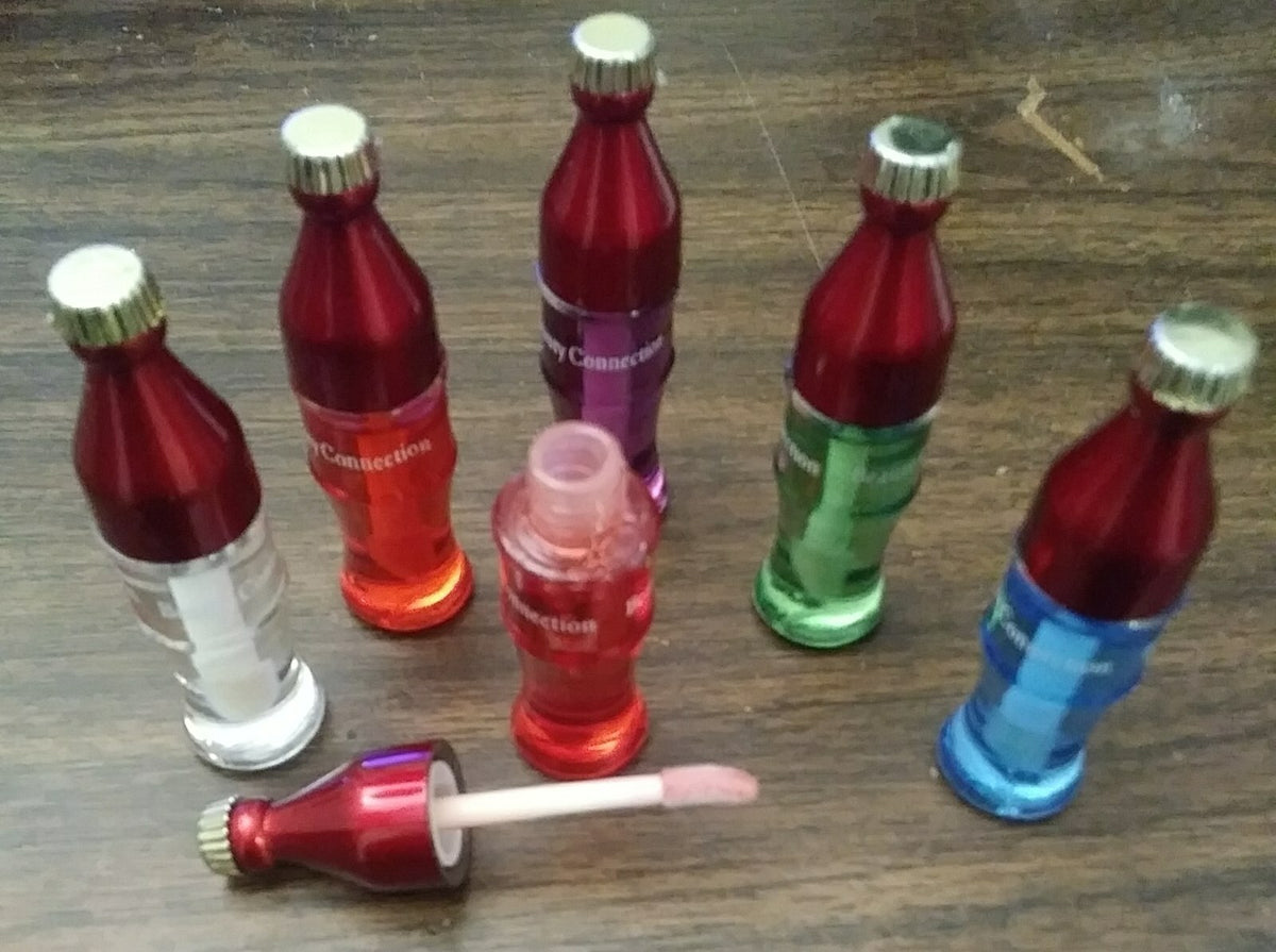 Large Size Mixed Fruit Lip Gloss Set - Assorted Flavors with Applicator